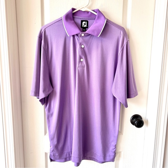 FOOTJOY FJ Men’s Pure Button Short Sleeved Polo Shirt—SZ. M/L - Picture 12 of 16